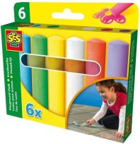 Opakowanie Kreda kolorowa do chodników - 6 kolorów