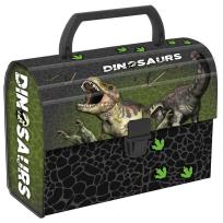 Okładka książki Kuferek oklejany Dinozaur DERFORM