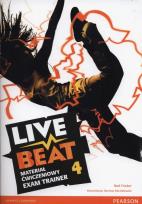 Okładka książki Live Beat 4 Exam Trainer Materiał ćwiczeniowy
