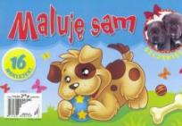 Okładka książki Maluje sam. Szczeniaczek