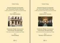 Okładka książki Niemiecko-Polskie Towarzystwo Uniwersytetu Wrocławskiego Tom 1-2