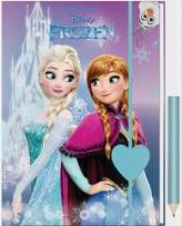 Opakowanie Notatnik A6 z kredką na gumkę Frozen