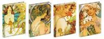 Opakowanie Notatnik Narcissus Mucha 14x20 zestaw 4 wzory
