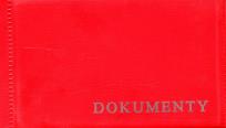Opakowanie Okładka na dokumenty mała czerwona