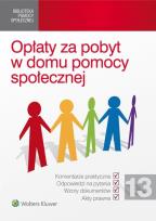 Okładka książki Opłaty za pobyt w domu pomocy społecznej