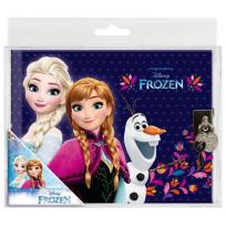 Opakowanie Pamiętnik z zamknięciem Kraina Lodu fioletowy