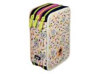 Opakowanie Piórnik 3 poz. z wyprawką Wild róż MILAN