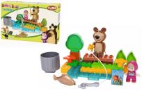 Okładka książki PlayBIG Bloxx Masza i Niedźwiedź na Rybach