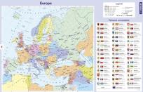 Opakowanie Podkładka na biurko Mapa Europy