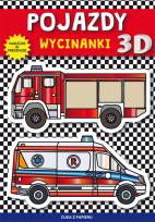 Okładka książki Pojazdy Wycinanki 3D