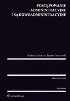 Okładka książki Postępowanie administracyjne i sądowoadministracyjne