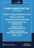 Okładka książki Prawo administracyjne Zbiór przepisów