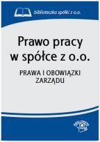 Okładka książki Prawo pracy w spółce z o.o.