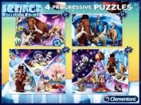 Opakowanie Puzzle 20+60+100+180 Epoka Lodowcowa