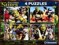Opakowanie Puzzle 2x20+2x60 Shrek