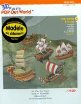 Opakowanie Statki i żaglowce 5 modeli