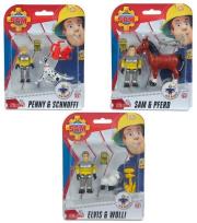 Opakowanie Strażak Sam Figurka ze zwierzątkiem, 3 rodzaje