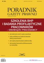 Opakowanie Szkolenia BHP i badania profilaktyczne pracowników - obowiązki pracodawcy