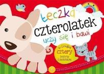 Okładka książki Teczka Czterolatek uczy się i bawi
