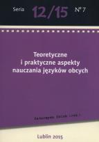 Opakowanie Teoretyczne i praktyczne aspekty nauczania języków obcych
