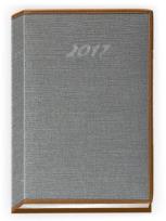 Opakowanie Terminarz 2017 B6 Prestige - szary z obszyciem