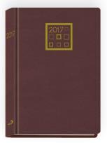 Opakowanie Terminarz 2017 B7 Standard - bordowy