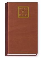 Opakowanie Terminarz 2017 Standard tygodniowy - brązowy