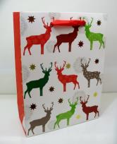 Opakowanie Torebka świąteczna płaska duża mix wzorów