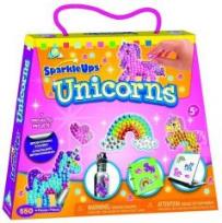 Opakowanie Wyklejane błyszczące naklejki - Jednorożce