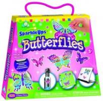 Opakowanie Wyklejane błyszczące naklejki - Motyle