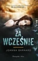 Okładka książki Za wcześnie
