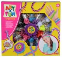 Okładka książki Zestaw do plecenia bransoletek Art&Fun