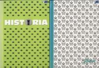 Opakowanie Zeszyt A5 Historia w kratkę 80 kartek 10 sztuk mix