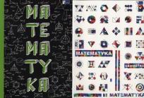 Opakowanie Zeszyt A5 Matematyka w kratkę 60 kartek 10 sztuk mix