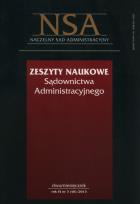 Opakowanie Zeszyty Naukowe Sądownictwa Administracyjnego 3/2013