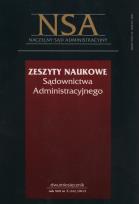 Opakowanie Zeszyty Naukowe Sądownictwa Administracyjnego 5/2012