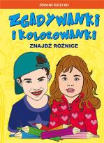 Okładka książki Zgadywanki i kolorowanki. Znajdź różnice