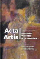 Opakowanie Acta Artis Studia ofiarowane Profesor Wandzie Nowakowskiej