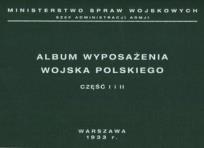 Okładka książki Album wyposażenia Wojska Polskiego
