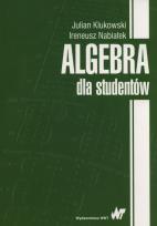 Okładka książki Algebra dla studentów.