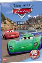 Okładka książki Auta. 96 stron z naklejkami.