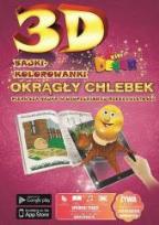 Okładka książki Bajka-kolorowanka 3D Okrągły Chlebek
