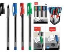 Opakowanie Długopis 621 0,7mm 4 kolory dsp (45szt) NATARAJ