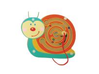 Opakowanie Drewniana zabawka magnetyczna Ślimak