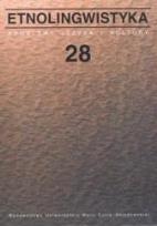 Okładka książki Etnolingwistyka T.28 Problemy języka i kultury
