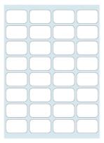 Opakowanie Etykiety A białe 19/12 180