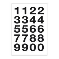 Opakowanie Etykiety Cyfry duże