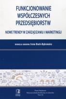 Okładka książki Funkcjonowanie współczesnych przedsiębiorstw