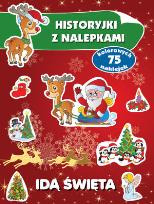 Okładka książki Historyjki z nalepkami. Idą święta