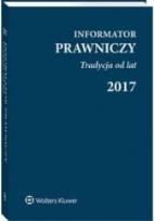 Okładka książki Informator Prawnicz 2017 Tradycja od lat granatowy